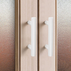 White Stainless Steel Bar Cabinet Handles