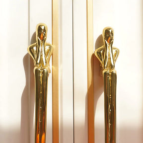 Brass European Thinker Cabinet Pulls