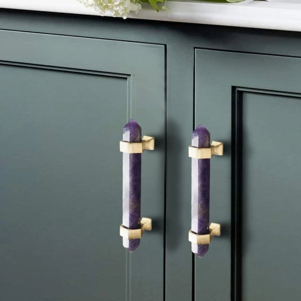 Natural Crystal Cabinet Handles and Knobs