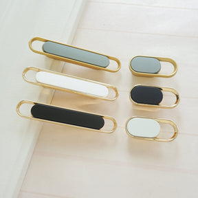 Brushed Brass Drawer Pull Handles