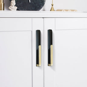 Gold&Black Hollow Wardrobe Cabinet Handles