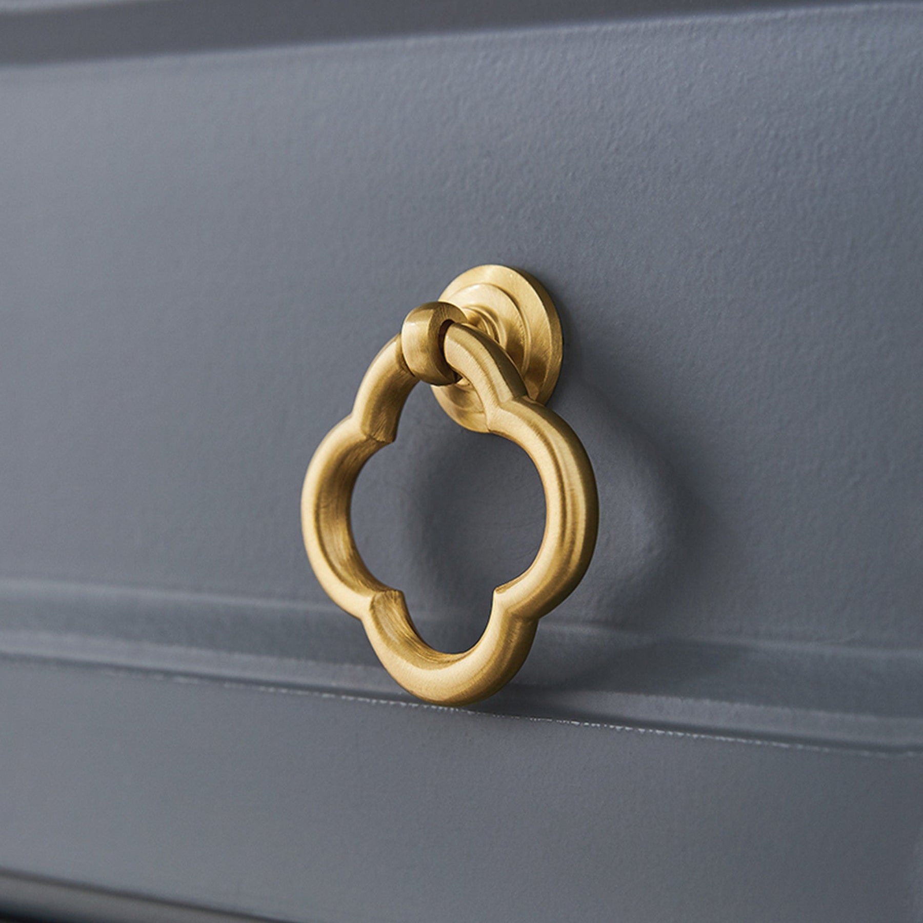 Flower Brass Gold Cabinet Knobs