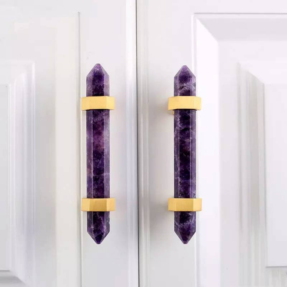 Natural Crystal Cabinet Handles and Knobs