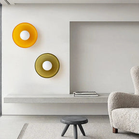 Modern Glass Round Glass Ceiling Light
