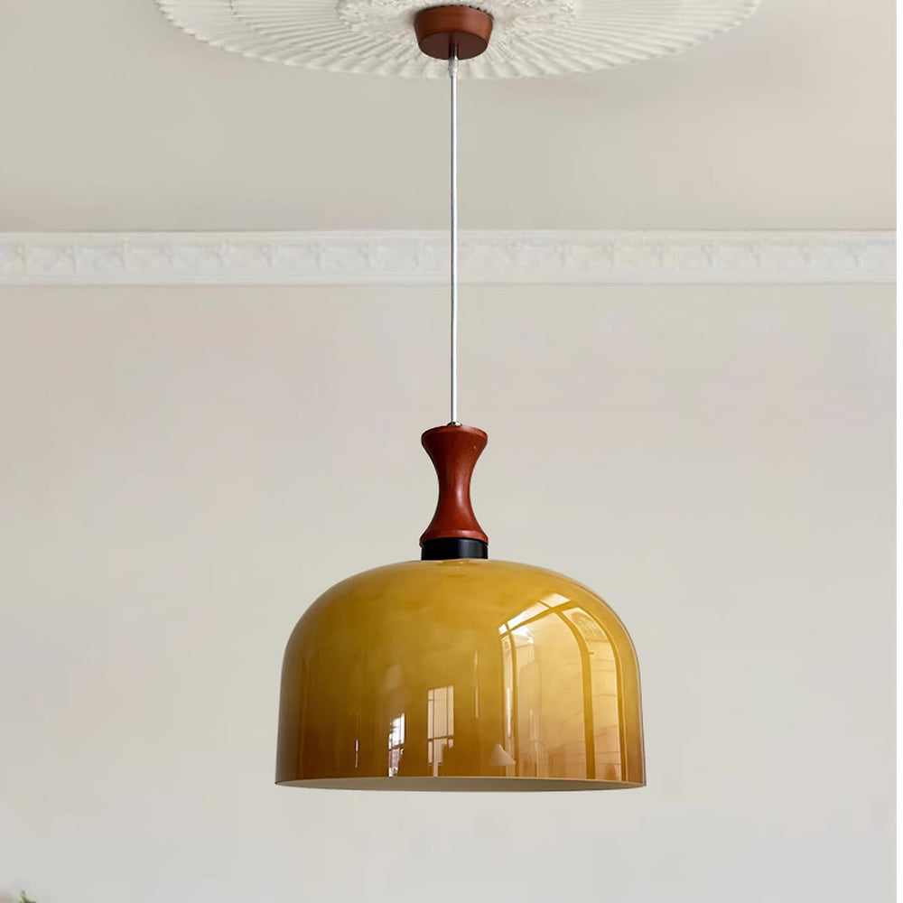 Retro Round Glass Ceiling Pendant Lights