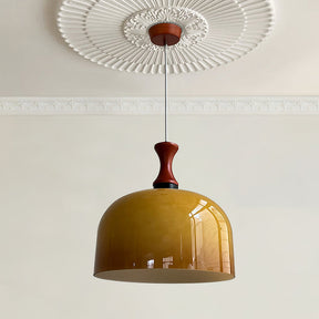 Retro Round Glass Ceiling Pendant Lights