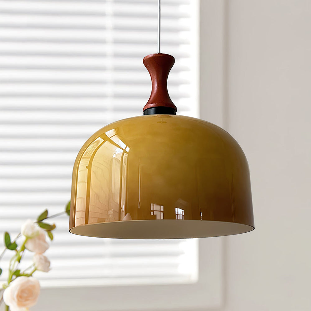 Retro Round Glass Ceiling Pendant Lights